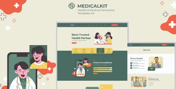 Medicalkit – Health & Clinical Care Elementor Template Kit